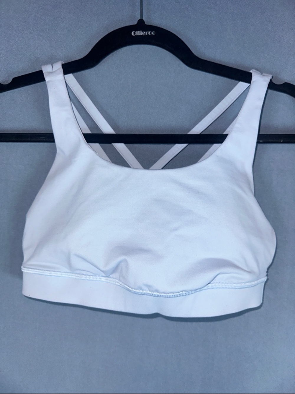 Lululemon Sports Bra 6 Baby Blue Racerback Athletic Yoga Top